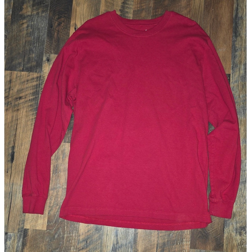 Carhartt Mens Loose Fit Long Sleeve Graphic Logo T-Shirt Red K231 Size M